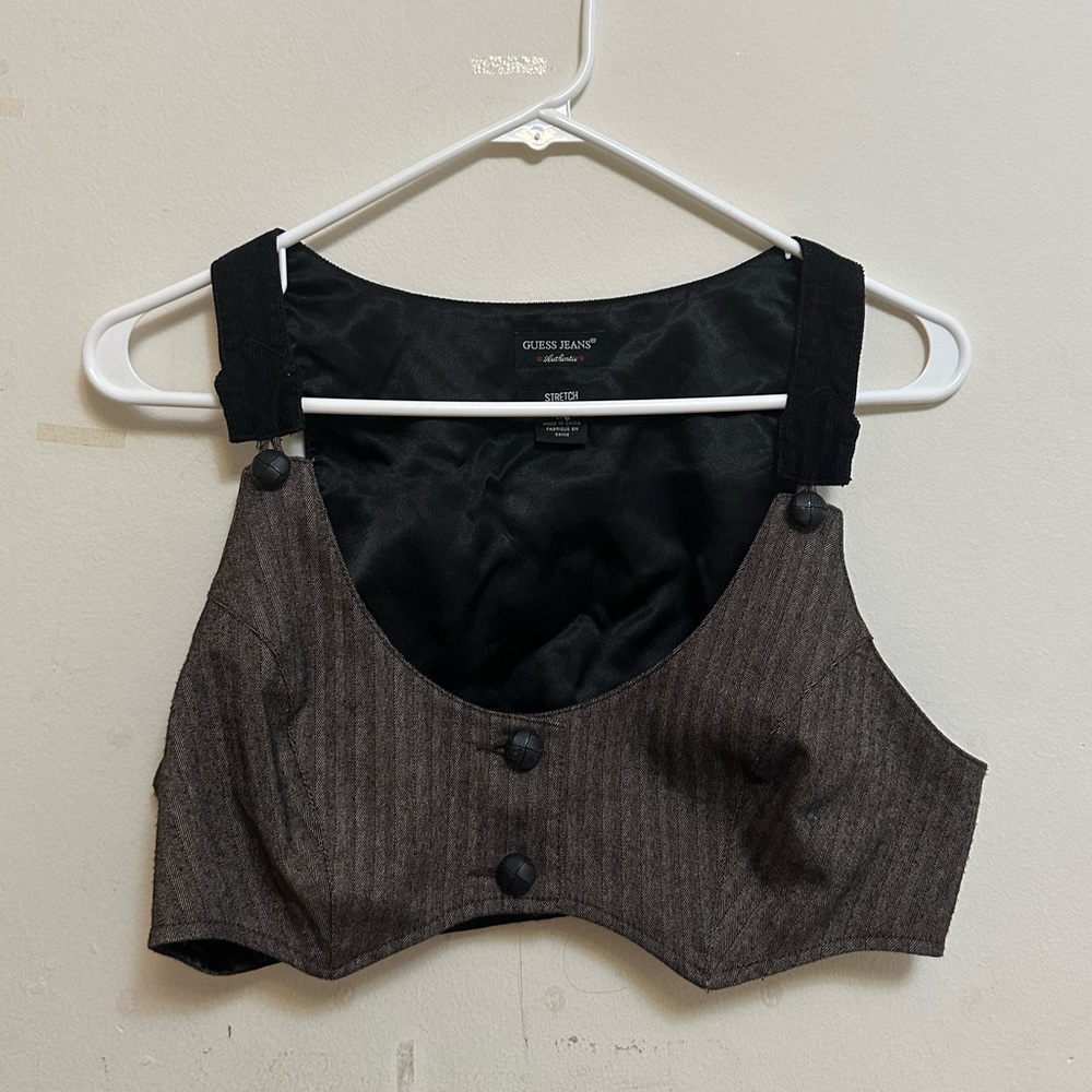 y2k Guess cropped vest 💋